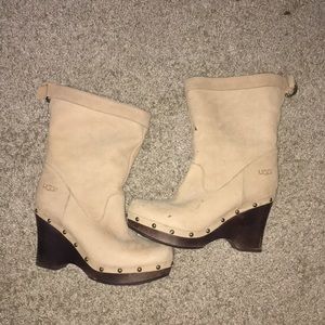 Ugg heeled boots